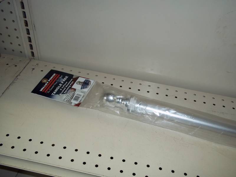 lot 35 image: New 5 Brushed Aluminum Spinning pole Flag pole