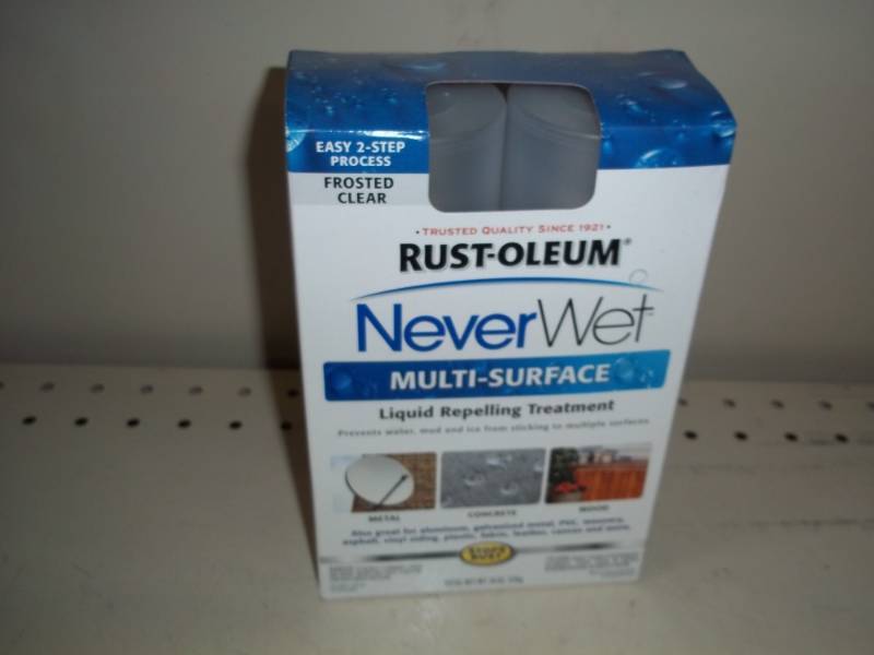 lot 40 image: New Rustoleum Never wet Liquid repelling treatment