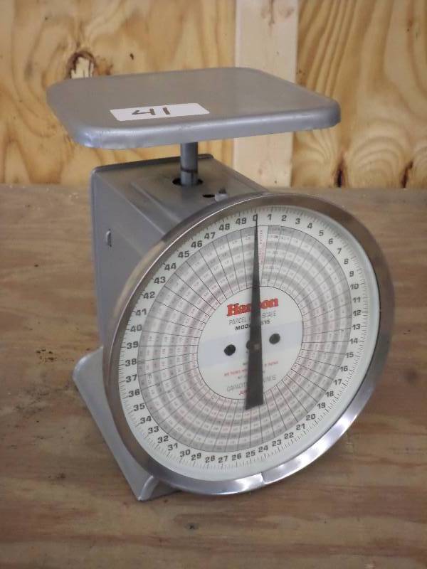 lot 41 image: Like New Hanson Model 1515 50# Scal...