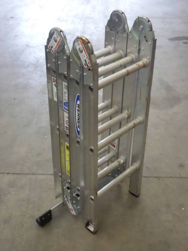 lot 43 image: Werner 250# Aluminum Multi-Function...