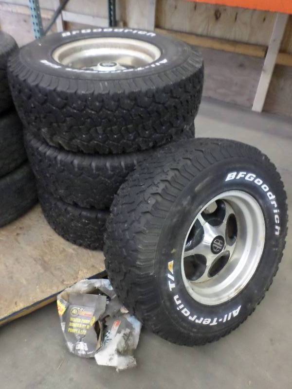 lot 67 image: (4) American Racing 6-Lug 15 Rims ...