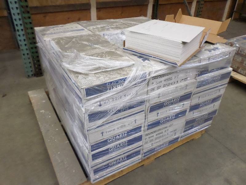 lot 69 image: (45) Boxes Of Quartz Concepts 12x1...