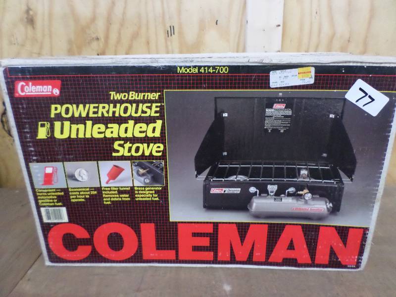 lot 78 image: Coleman 2-Burner Powerhouse Unleade...