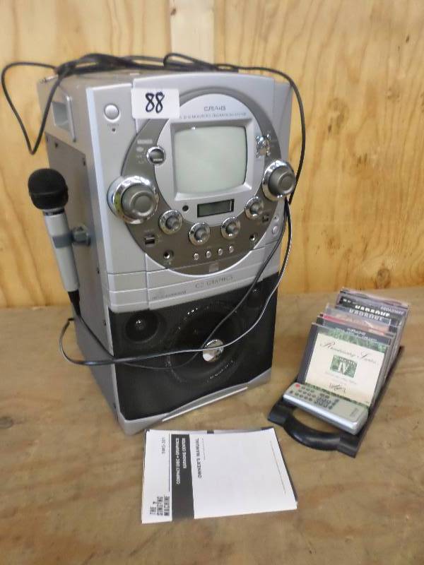 lot 88 image: Craig 3-CD Karoke System With Remot...
