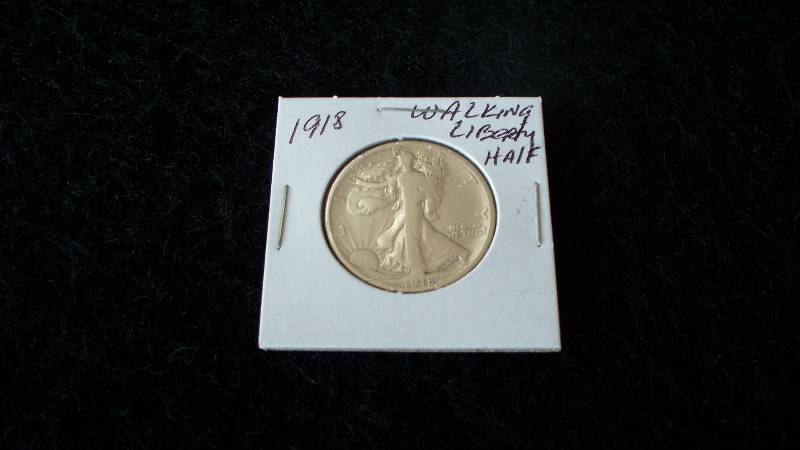 1918 Walking Liberty Half Dollar