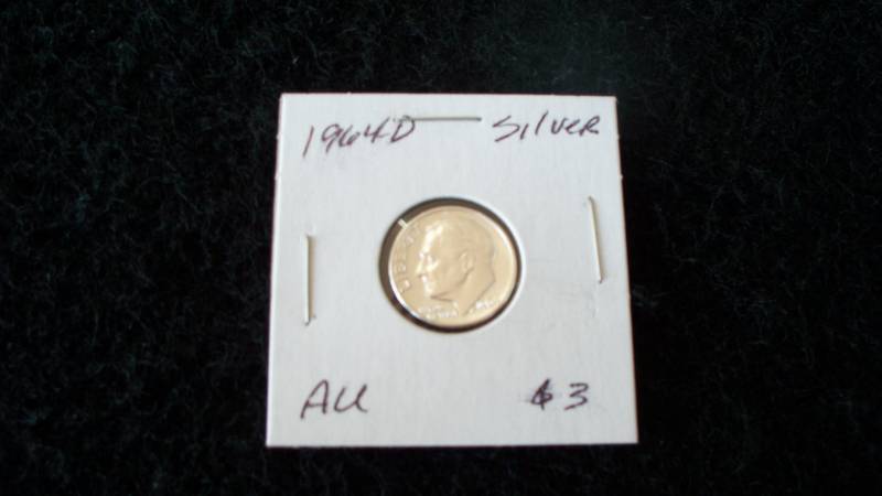 1964-D Roosevelt Dime AU Silver