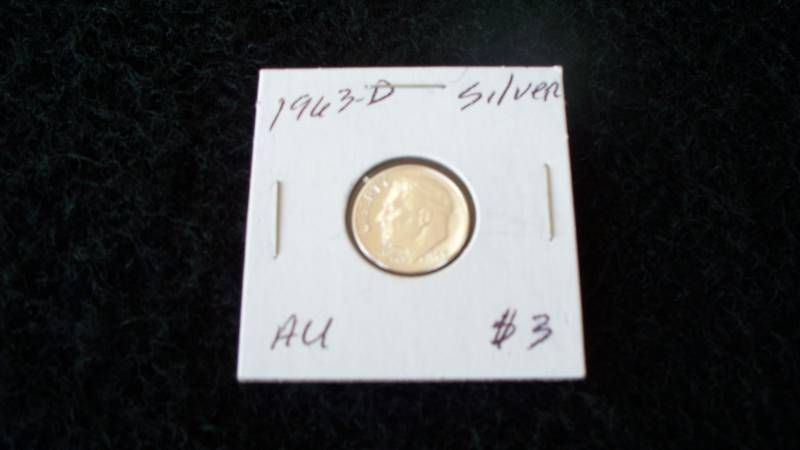 1963-D Roosevelt Dime AU Silver