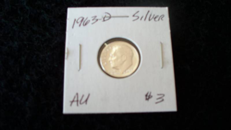 1963-D Roosevelt Dime AU Silver