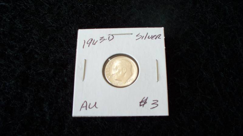 1963-D Roosevelt Dime AU Silver