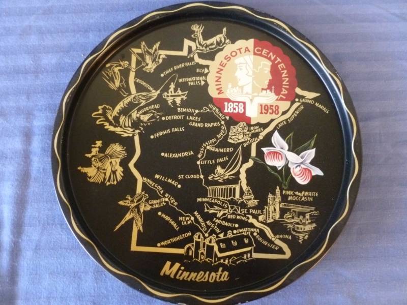 Vintage Metal Tray
