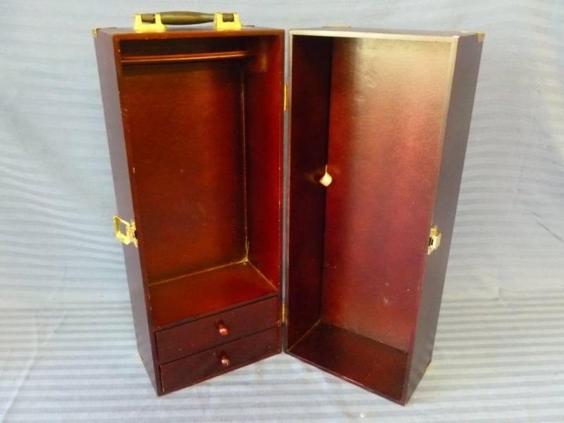 Wooden Doll Case