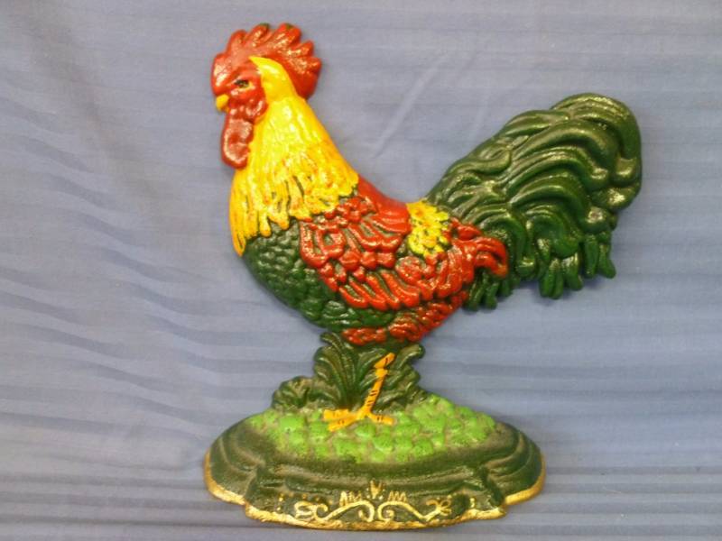 Large Cast Iron Door Stop