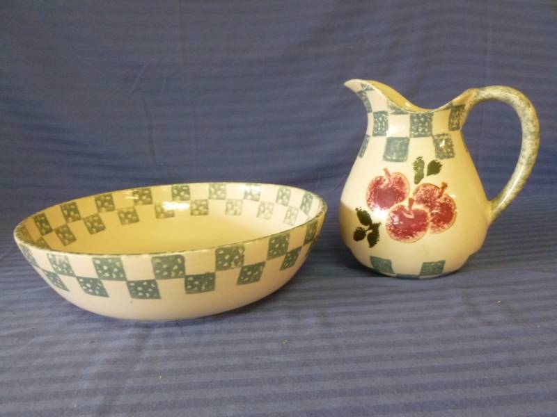 Wash Basin And Pitcher