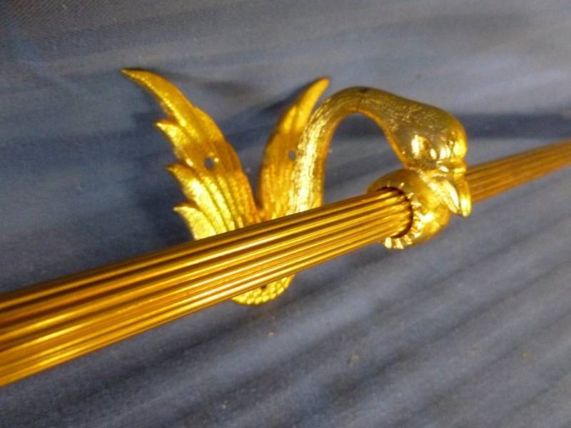 Cast Metal Towel Bar