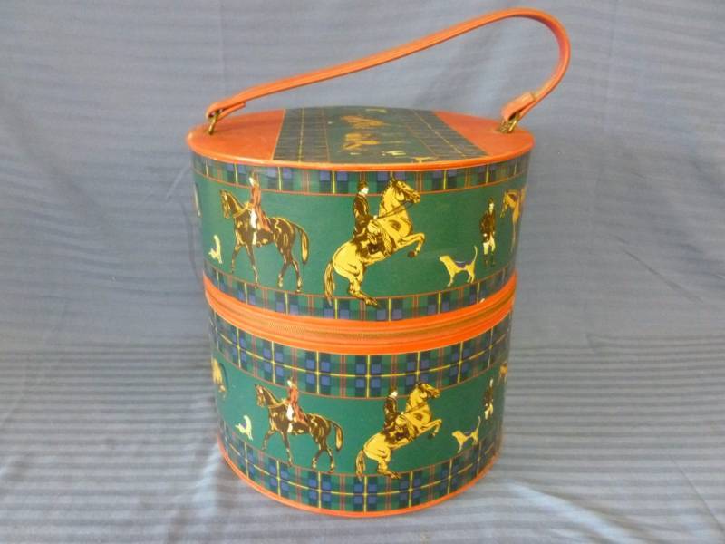 Vintage Hat Container