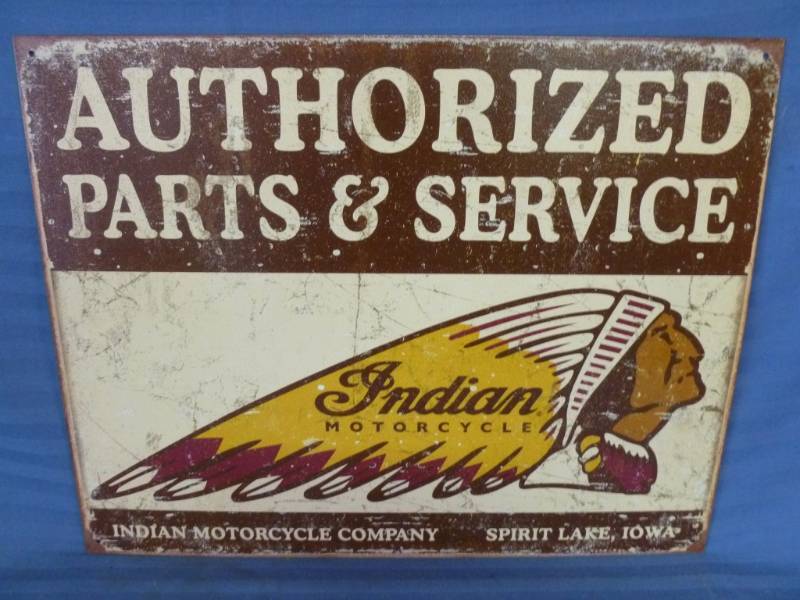 Indian Motorcycle Sign