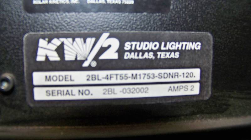 lot 44 image: PrimeTime Lighting Systems, KW2, Studio (FilmVideo) Light with Light Truss Clamp
