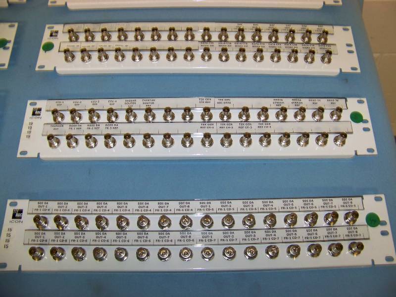 lot 76 image: (10) ADC, Icon, Patch Panels