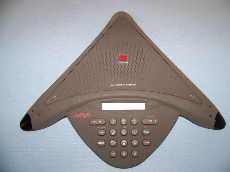 lot 94 image: Polycom, SoundStation Premier, Conference Telephone  Phone and Interface Module