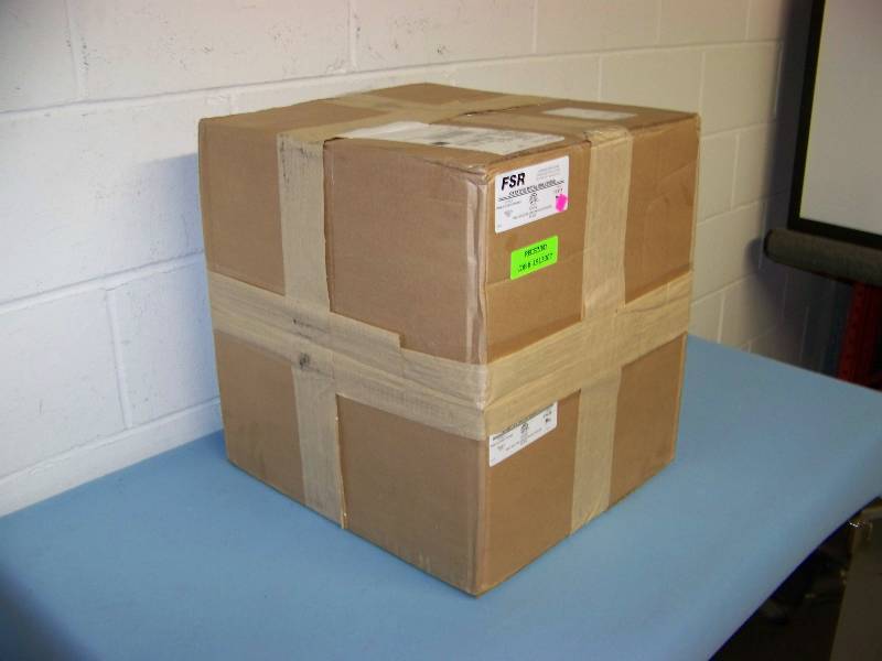 lot 112 image: FSR, Creative Metal Solutions, Plasma  Flat Panel Display Wallbox - BRAND NEW in sealed box