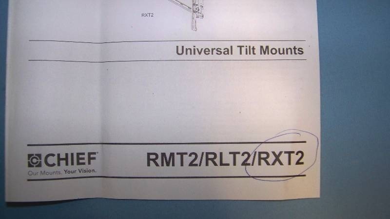 lot 105 image: Chief Manufaturing, Universal Tilt, Flat Panel  TV  Monitor  Display Wall Mount
