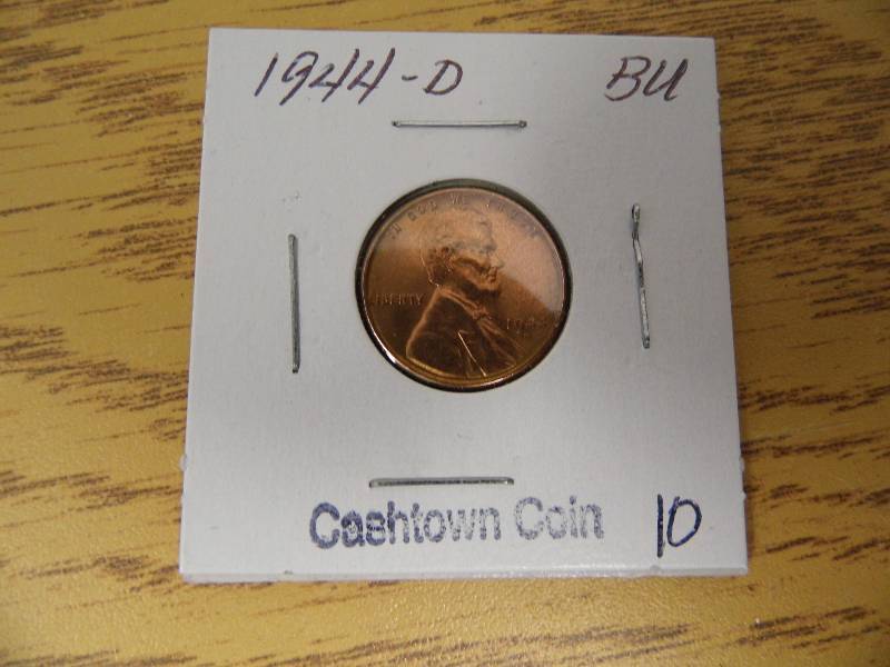 1944-D Lincoln Head Wheat Cent BU