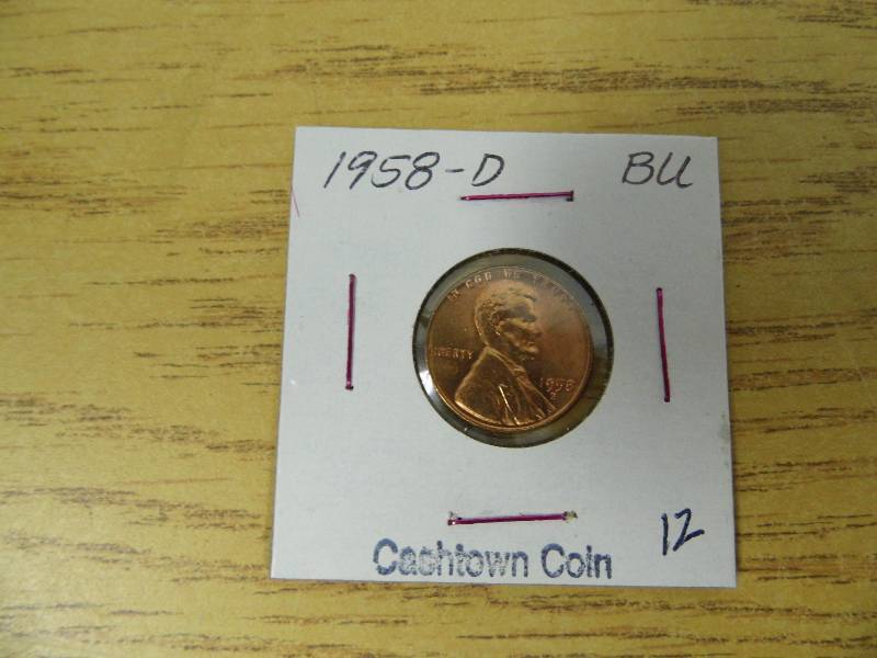 1958-D  Lincoln Head Wheat Cent BU