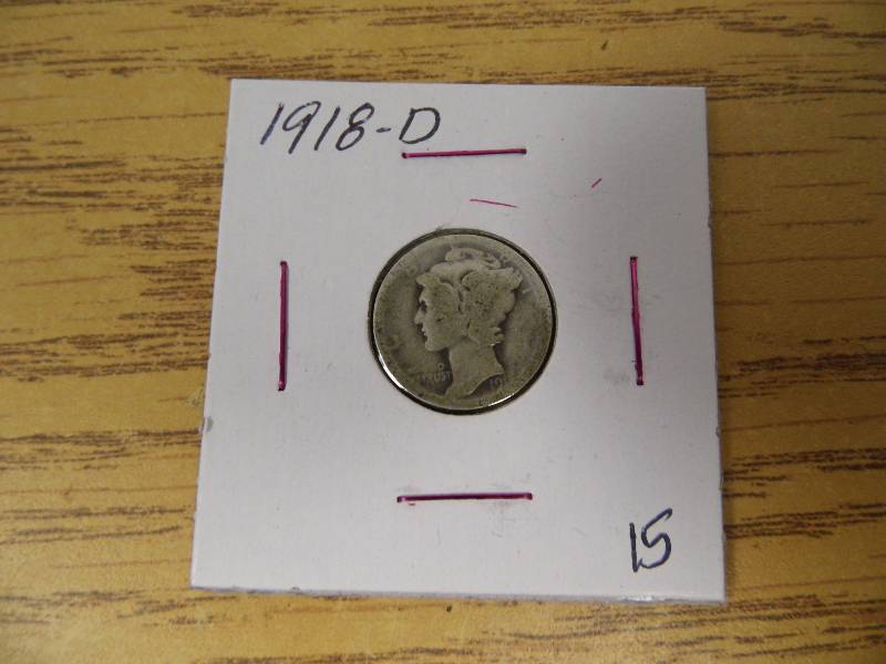 1918-D Mercury Dime