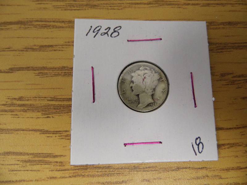 1928 Mercury Dime