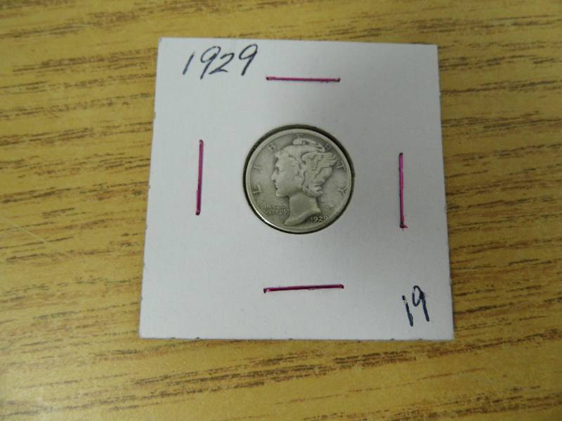 1929 Mercury Dime