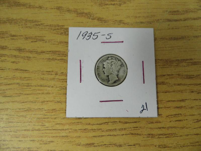 1935-S Mercury Dime