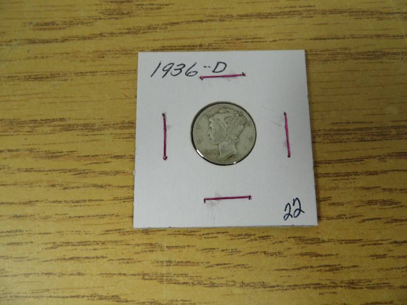 1936-D Mercury Dime