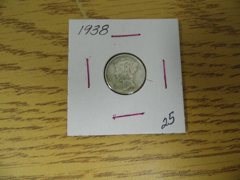 1938 Mercury Dime
