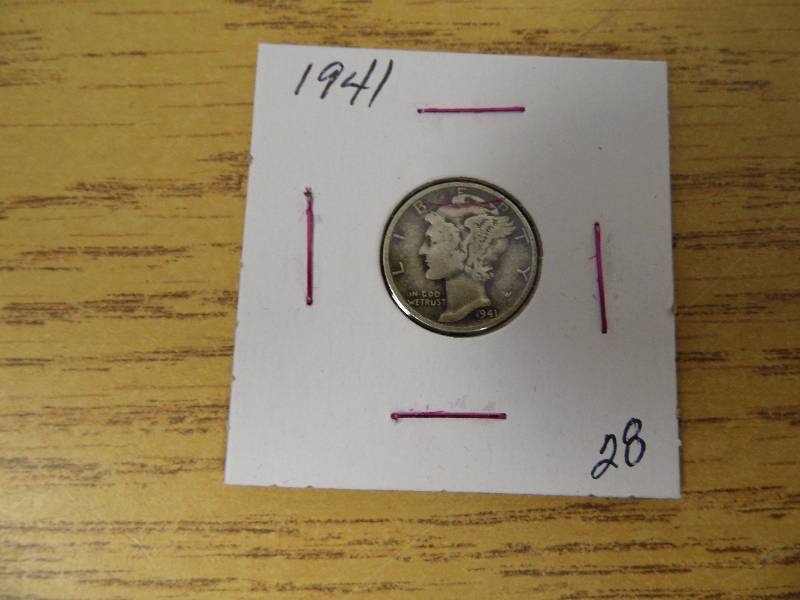 1941 Mercury Dime