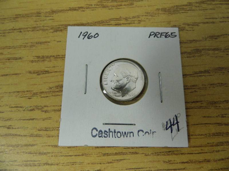 1960 Roosevelt Dime proof