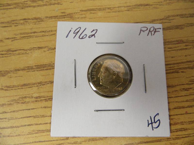 1962 Roosevelt Dime Proof