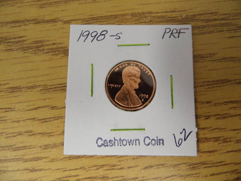 1998-S Lincoln Cent Proof