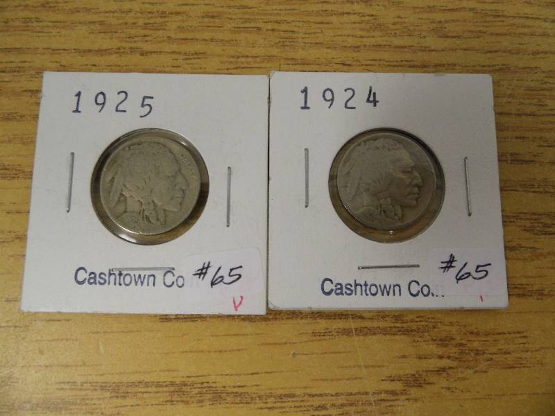 1924 & 1925 Buffalo Nickels