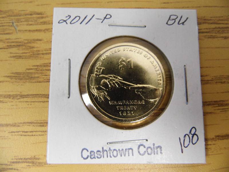 2011 Dollar - Wampanoag Treaty BU
