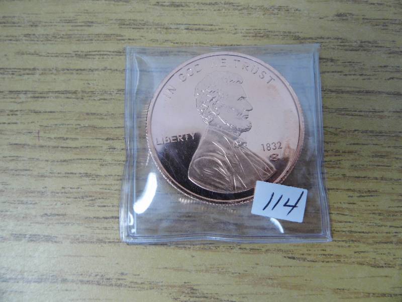 Lincoln 1oz .999 Copper