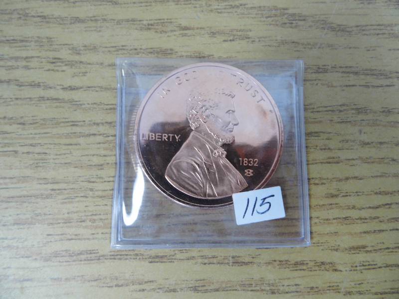 Lincoln 1oz .999 Copper