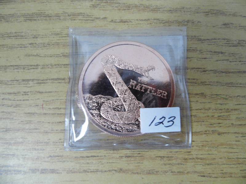 Snake 1oz .999 Copper