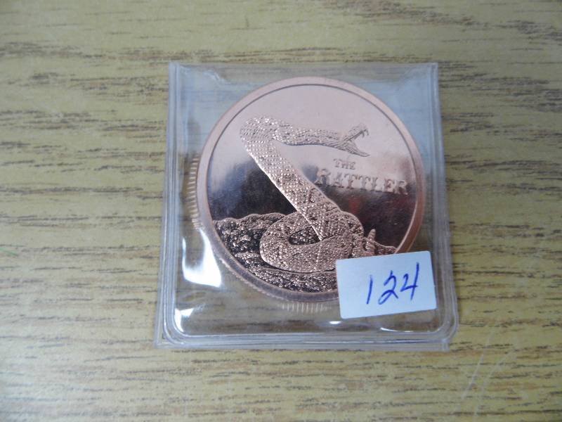 Snake 1oz .999 Copper