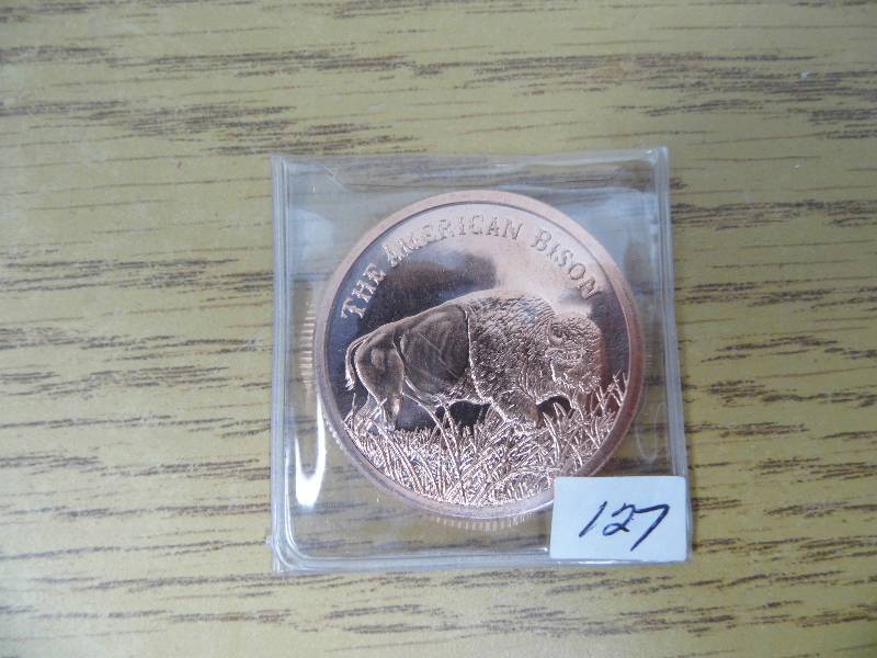 Bison 1oz .999 Copper