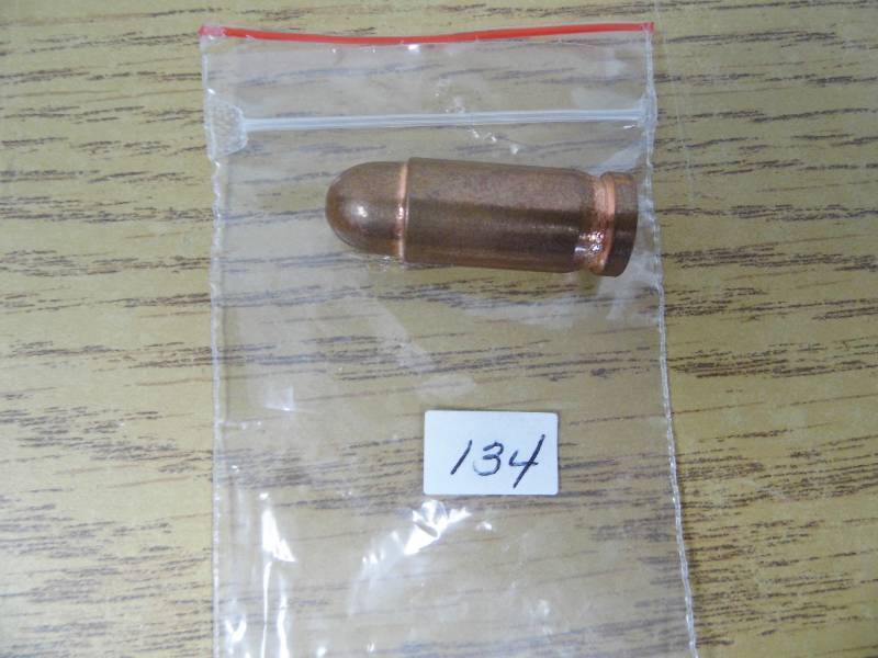 1 Oz 45 Caliber .999 Pure Copper Bullion Bullet