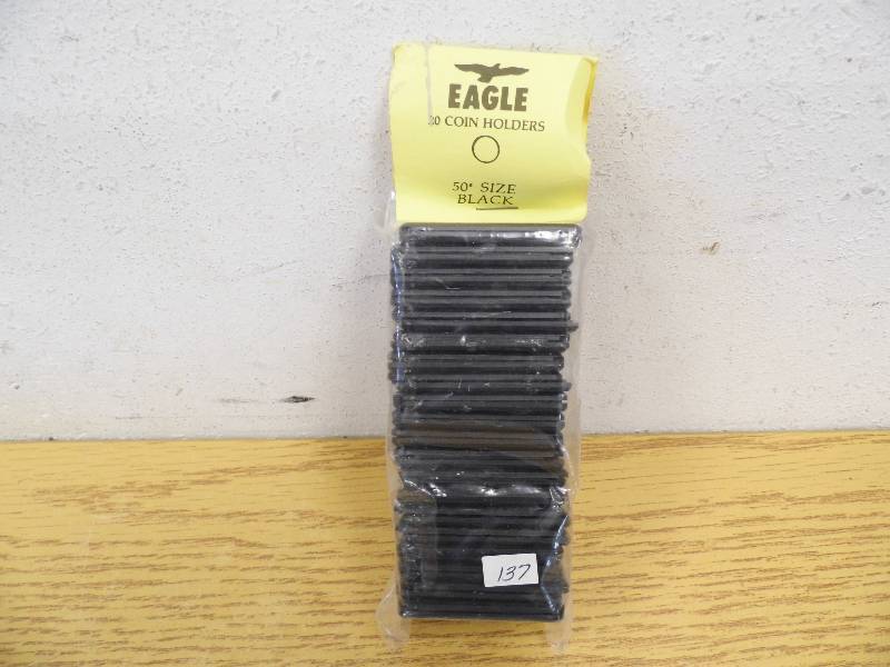 Mylar 20 Coin Holders Half Dollar
