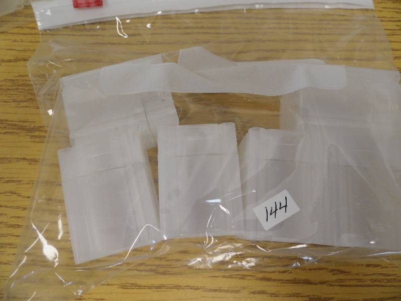 6 Square Half Dollar Tubes