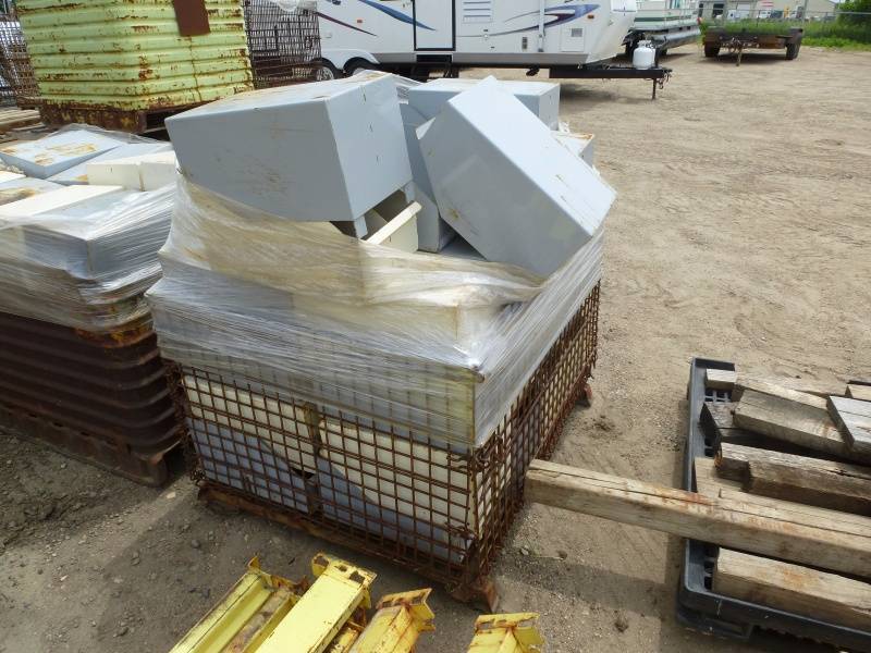 Commercial steel storage bins