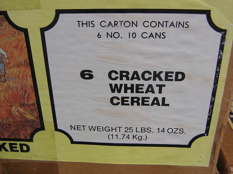 CRACKED WHEAT CEREAL FULL CASE