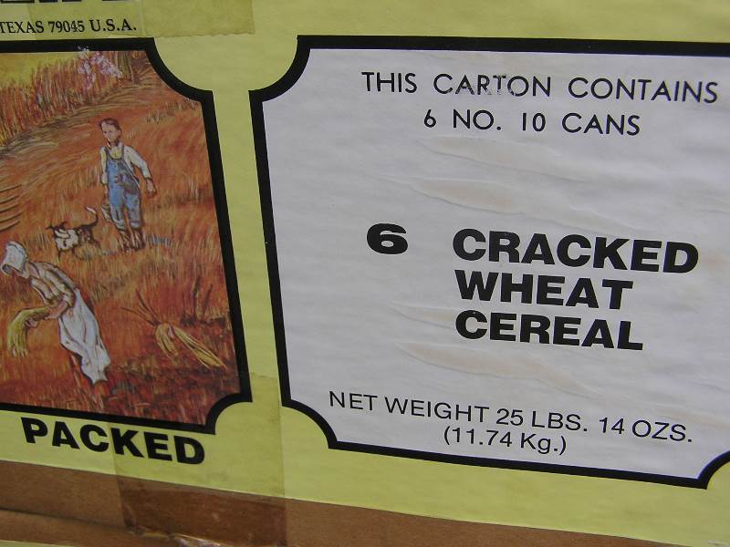 CRACKED WHEAT CEREAL FULL CASE